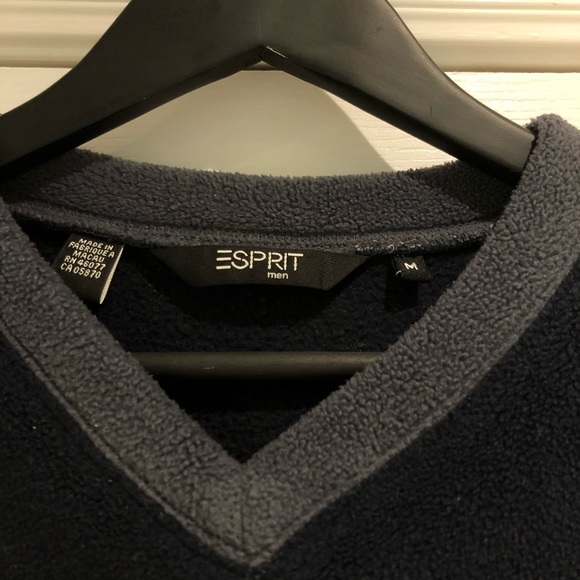 Vintage Fleece V-Neck Sweater - Picture 2 of 5
